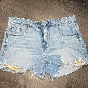 High waisted shorts